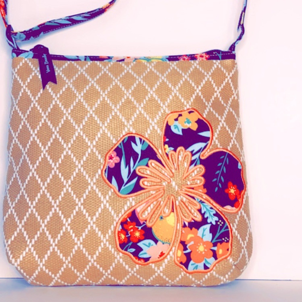 VERA BRADLEY Tangerine Twist Beach Hipster Cross Body Bag